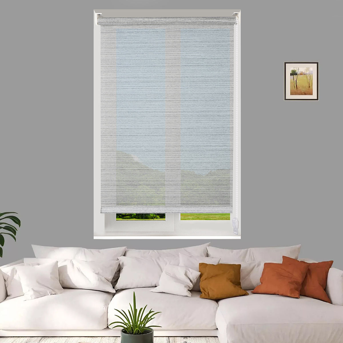 Modern Design Manual Window Translucent White Roller Blinds Wholesale Manufacture Roller Blinds Shades Shutters for Window