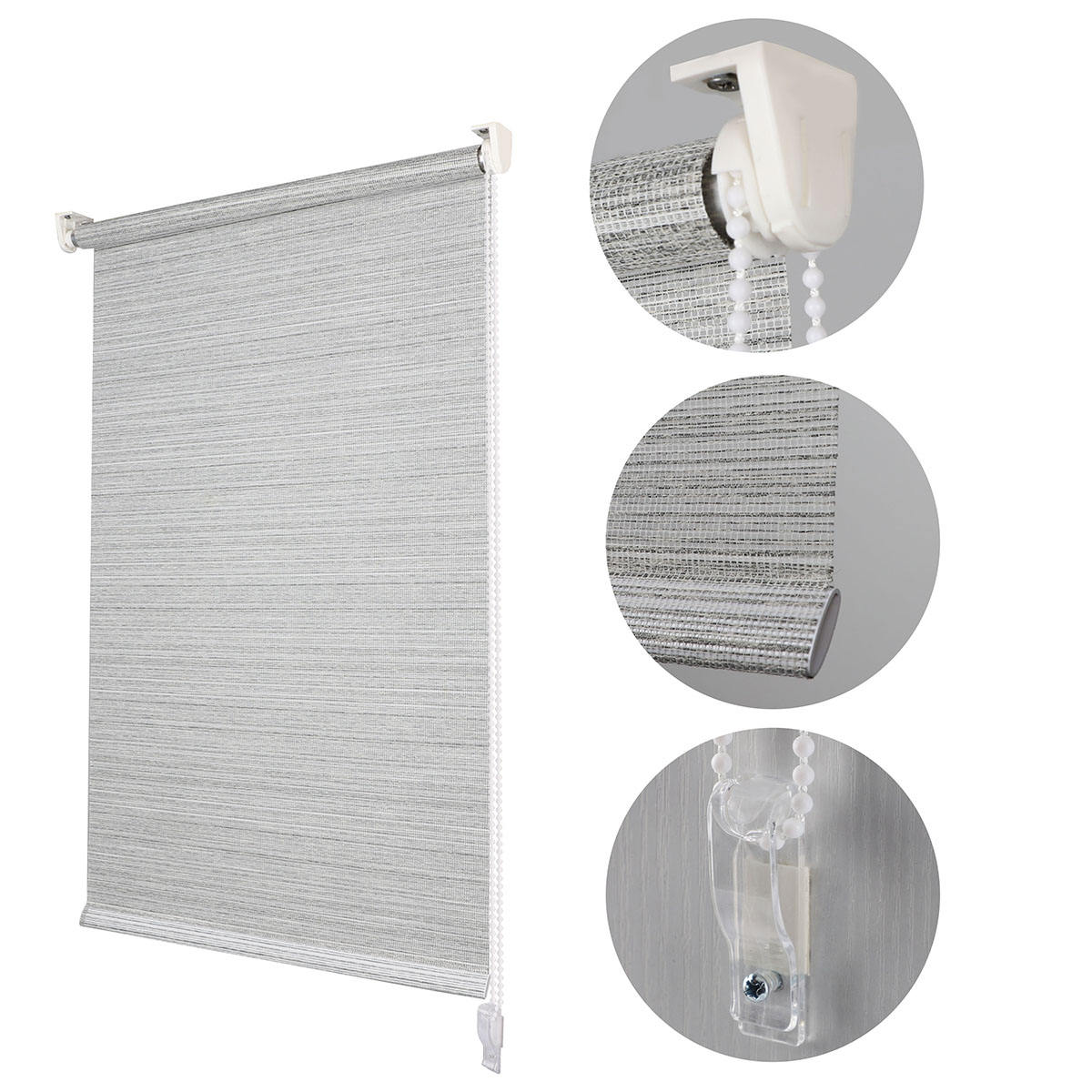 Modern Design Manual Window Translucent White Roller Blinds Wholesale Manufacture Roller Blinds Shades Shutters for Window