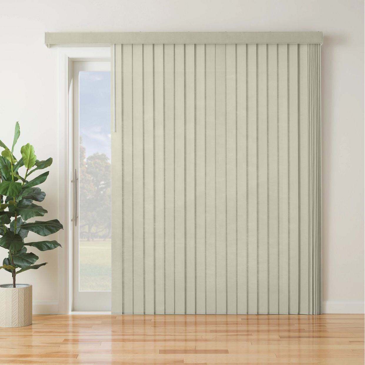 Custom Vertical Window Blinds Fashion Built-In High Window Curtains Cheap Plain Technique Installation