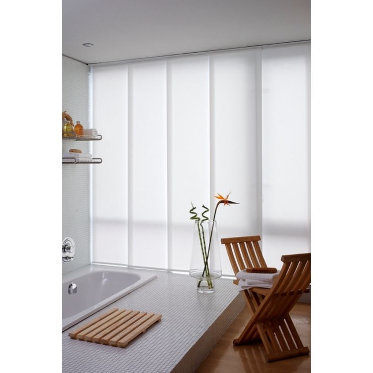 Modern Vertical Pattern Fabric Home Decor Curtains Panel Blinds Factory Direct for Room Divider Panel Track Blinds Plain