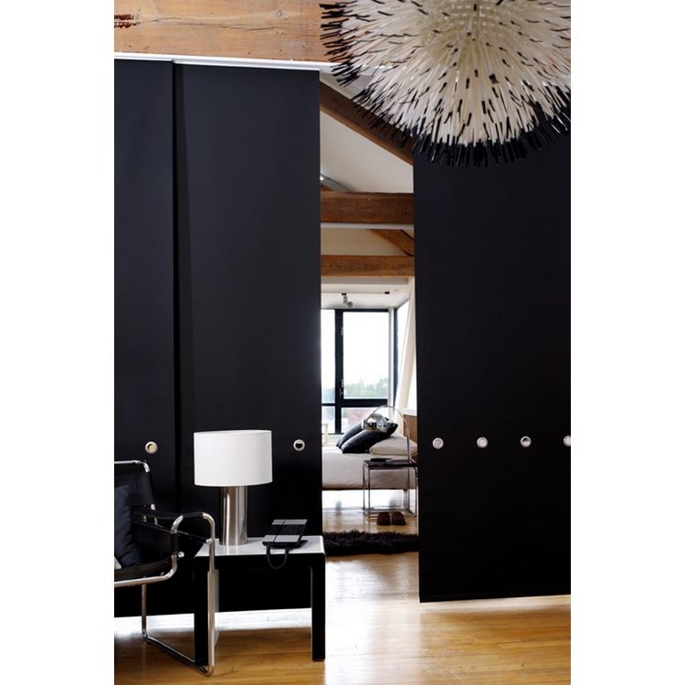 Modern Vertical Pattern Fabric Home Decor Curtains Panel Blinds Factory Direct for Room Divider Panel Track Blinds Plain