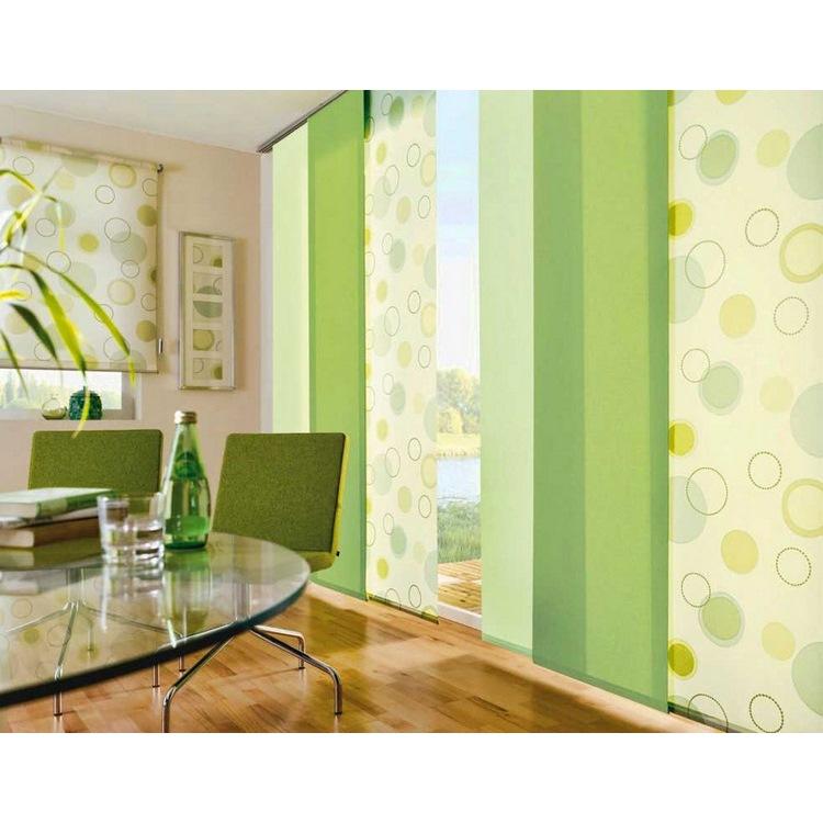 High Quality Custom Modern Design Vertical Blinds Curtains Built-In Window Panel for High Windows Fabric Material Wholesale