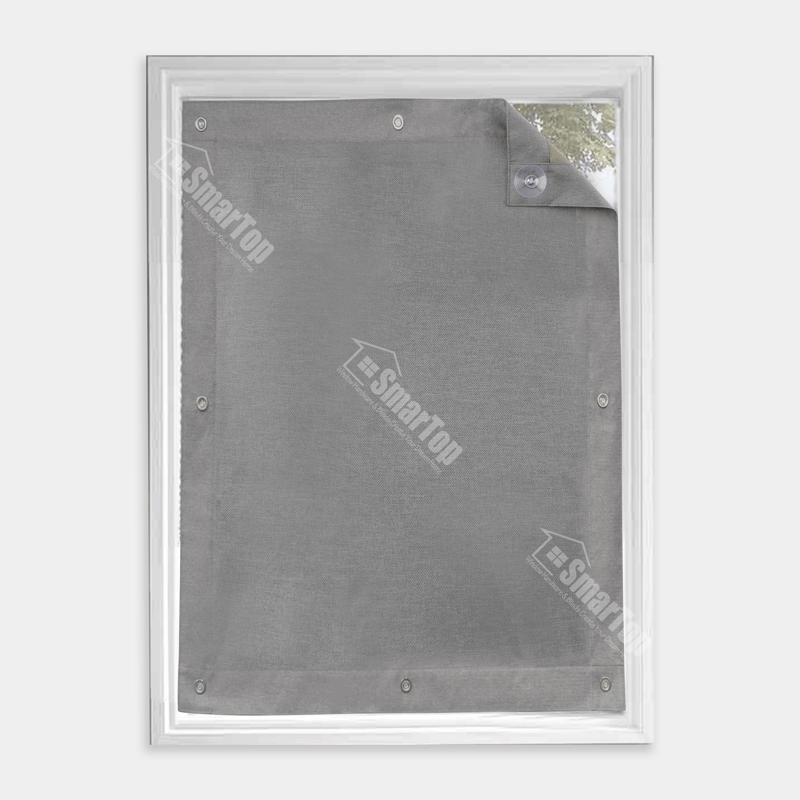 New Design Portable Travel Blackout Window Blind With Suction Cup and Magic Tape Temporary Anywhere Adjustable Shade Curtain