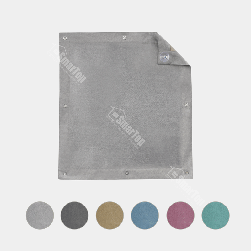 New Design Portable Travel Blackout Window Blind With Suction Cup and Magic Tape Temporary Anywhere Adjustable Shade Curtain