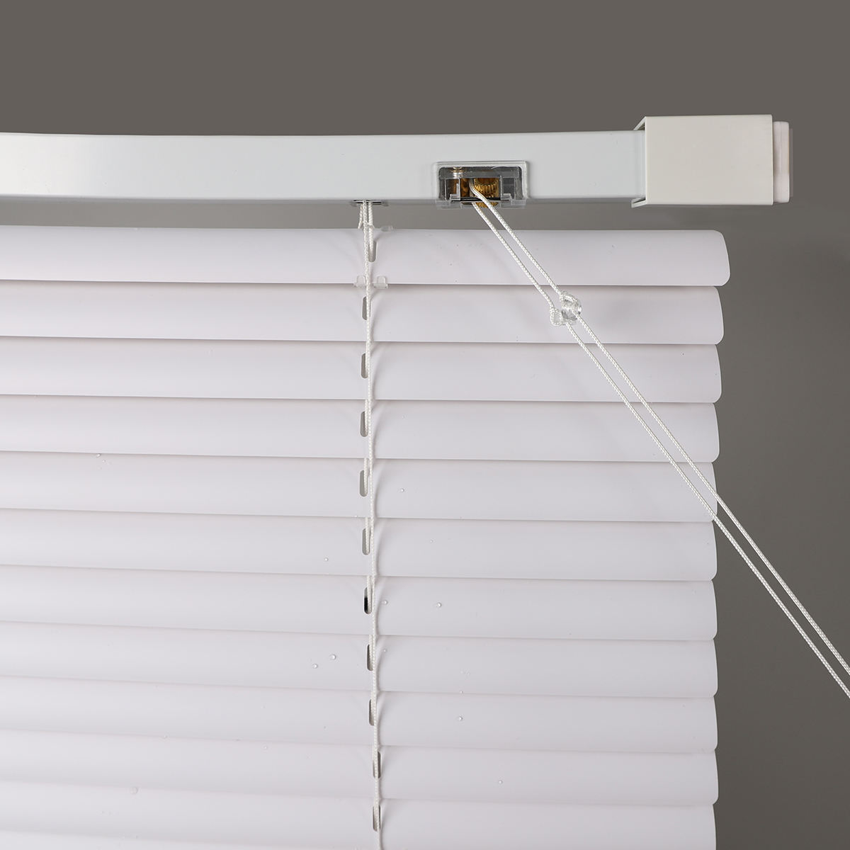Manufacture Modern Window Blackout PVC Venetian Blinds Waterproof Indoor Manual French Window Ladder Belt All-season