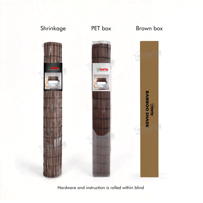 Classic Style Bamboo Roll up Blinds Reed Shades / Bamboo Mat Roller Blinds,Customized Waterproof Bamboo Blinds