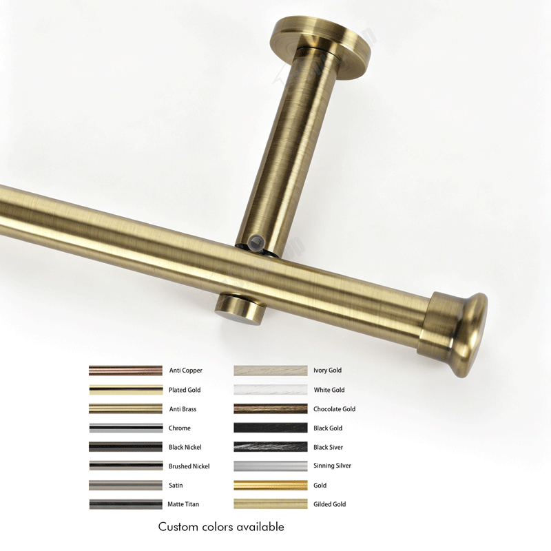 High Precision Standard Aluminum Dowel Pin Modern Lightweight Strong for Industrial Applications No Drill Curtain Rod Brackets
