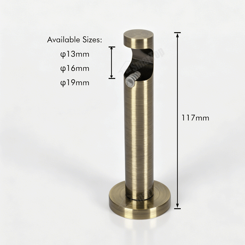 High Precision Standard Aluminum Dowel Pin Modern Lightweight Strong for Industrial Applications No Drill Curtain Rod Brackets