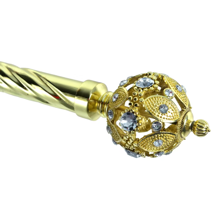 Wholesale Heavy-Duty Inside Mount Curtain Poles Tracks & Accessories Traditional Design Cheap Price Window Metal Curtain Rod
