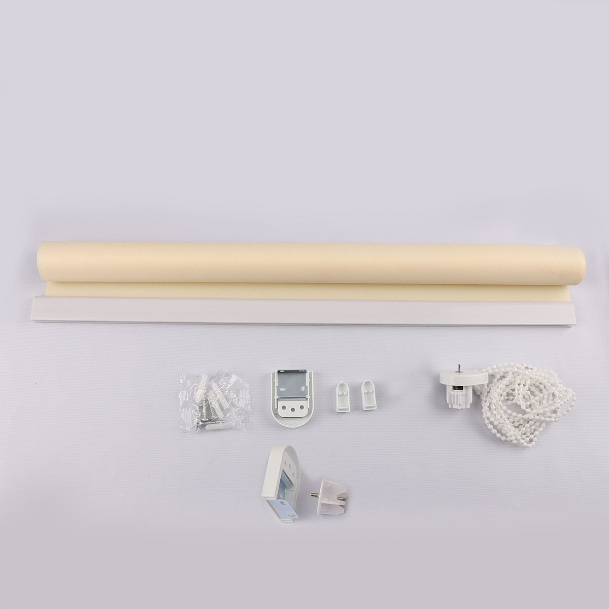 Hot Sales Modern Fabric Horizontal Blackout Roller Blinds Built-in Motorized Control High Quality French Window Office House
